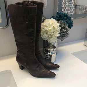 Italian leather boots